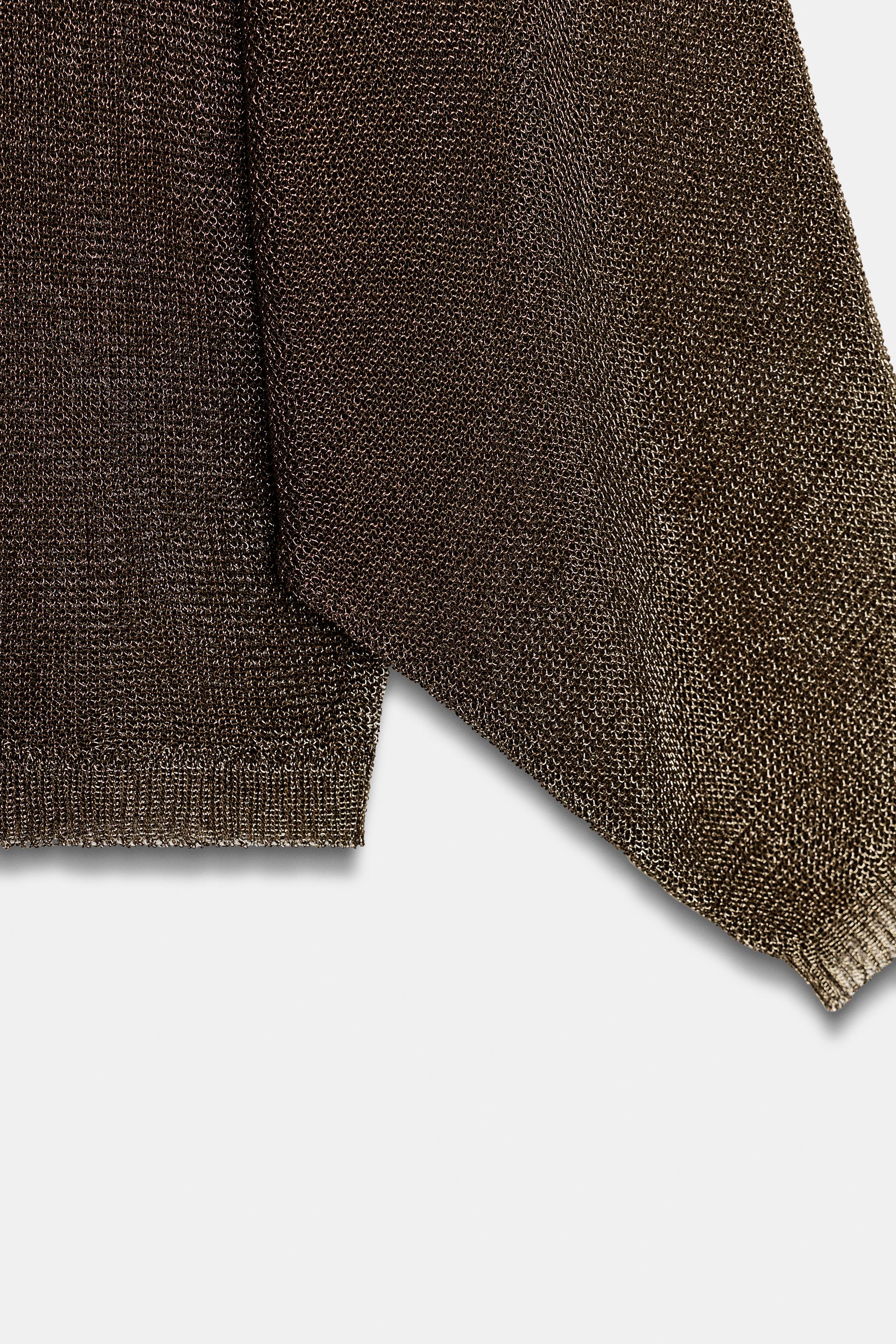 METALLIC KNIT JUMPER